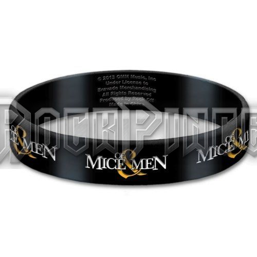 Of Mice & Men - Logo - szilikon karkötő - OMMGUM01