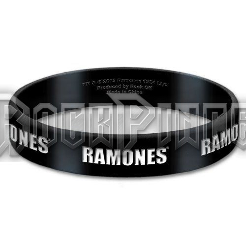 Ramones - Logo - szilikon karkötő - RAGUM01