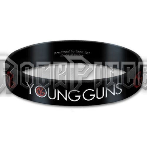 Young Guns - Logo - szilikon karkötő - YGGUM01