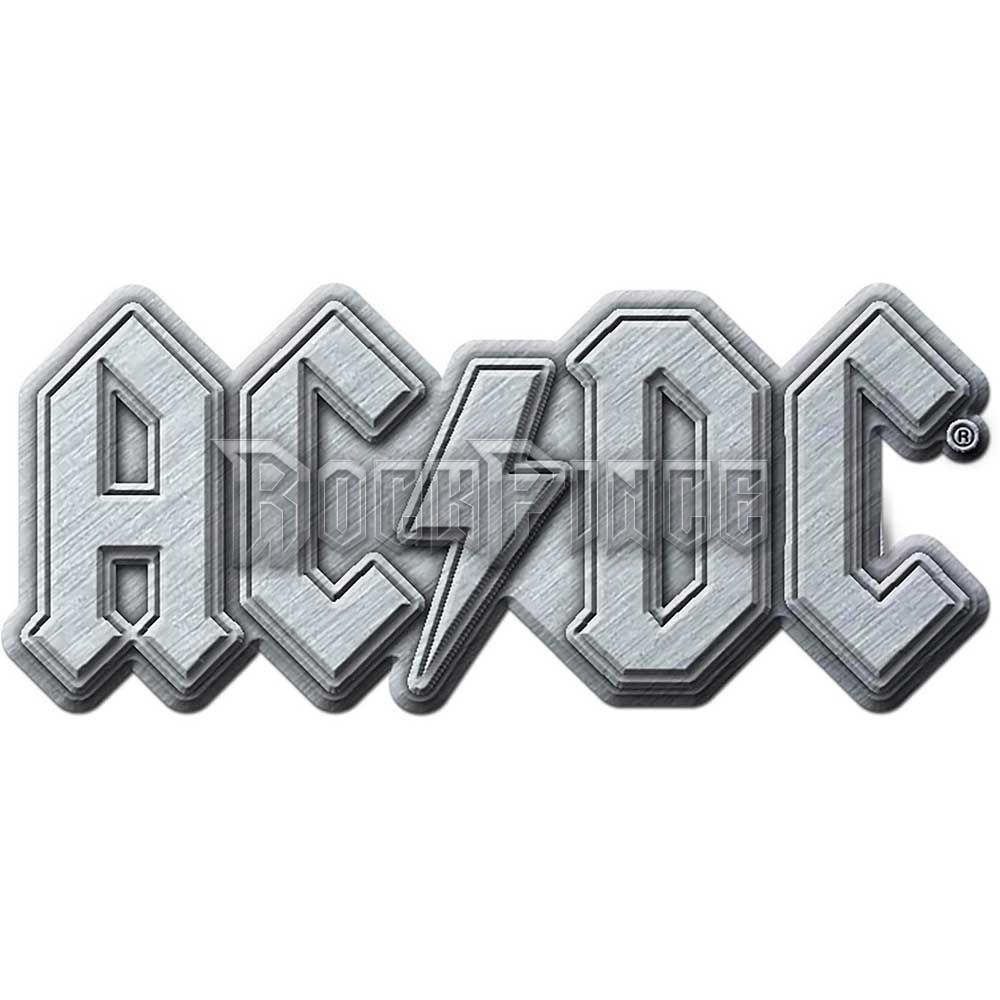 AC/DC: Metal Logo - kitűző / fémjelvény - PB002