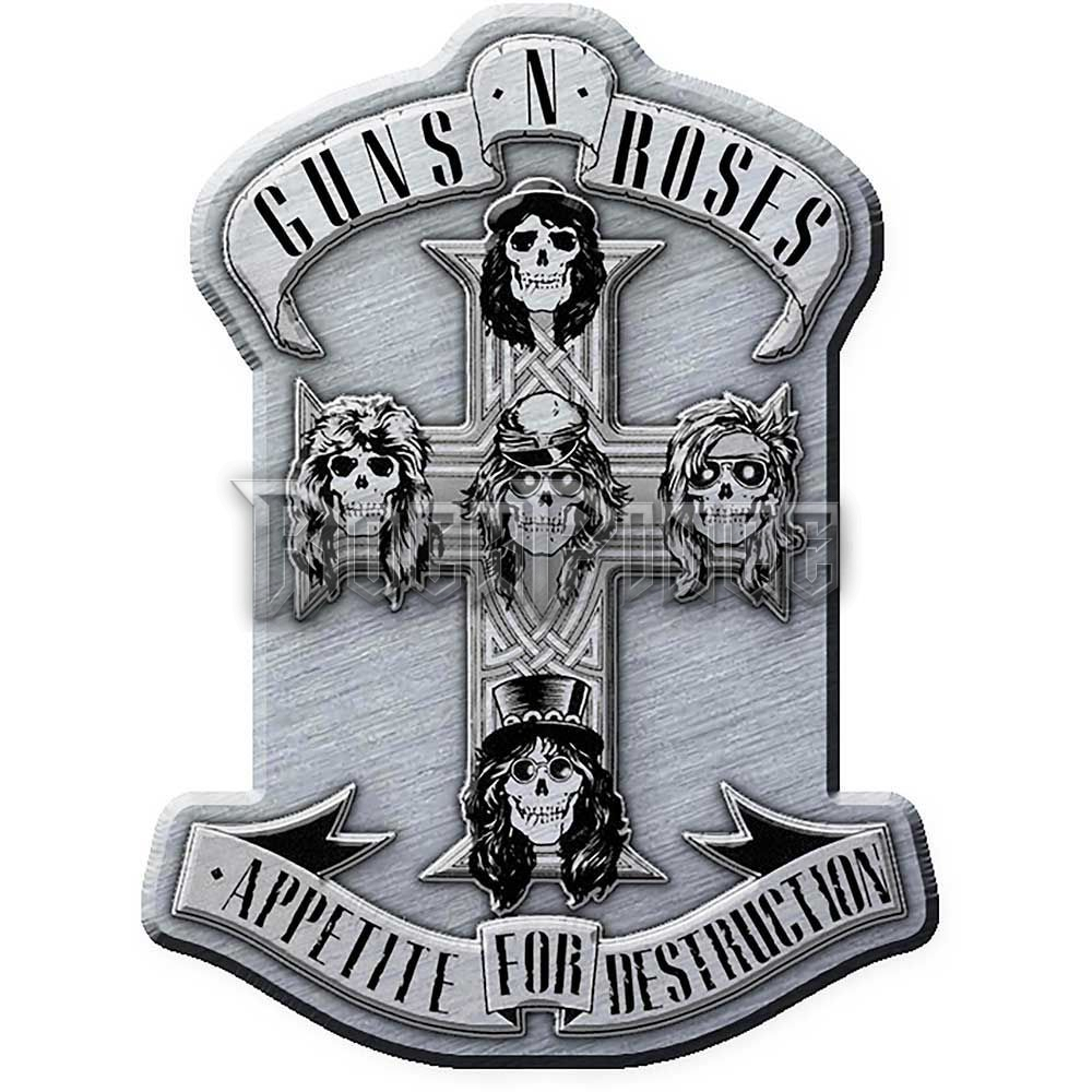 Guns N' Roses: Appetite - kitűző / fémjelvény - PB007