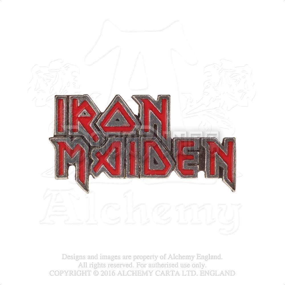 Iron Maiden: Enamelled Logo - kitűző / fémjelvény PC505