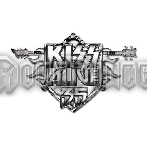 KISS: Alive 35 Tour - Kitűző / Fémjelvény - KISSPIN07
