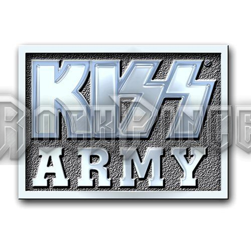 KISS: Army Block - Kitűző / Fémjelvény - KISSPIN04