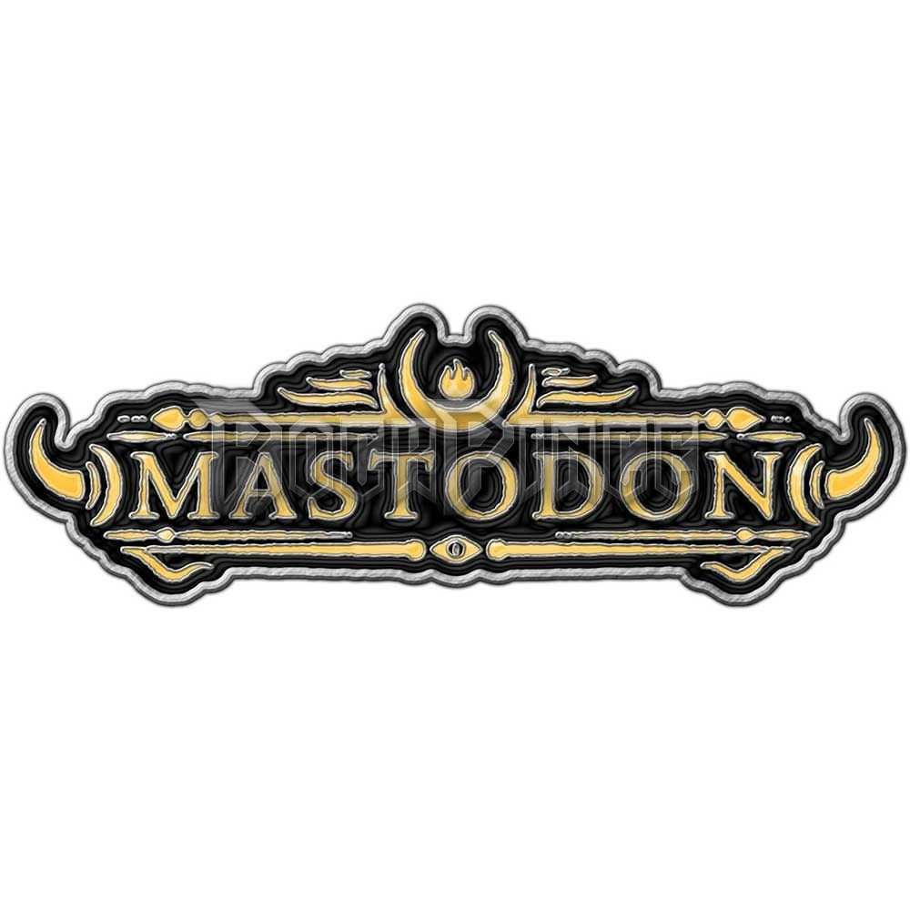 Mastodon: Logo - kitűző / fémjelvény - PB012