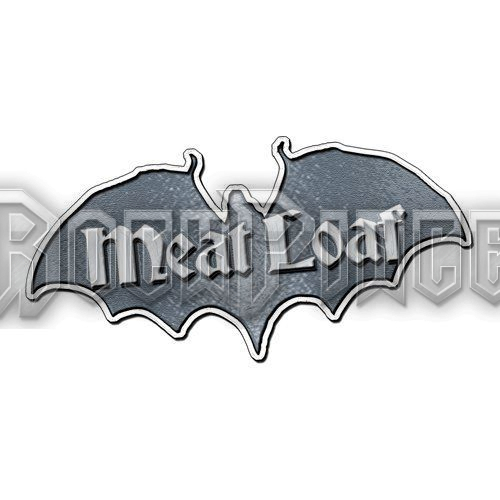 Meat Loaf: Bat Out Of Hell - Kitűző / Fémjelvény - MEATPIN01