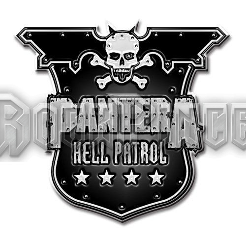 Pantera: Hell Patrol Shield - Kitűző / Fémjelvény - PANTPIN05