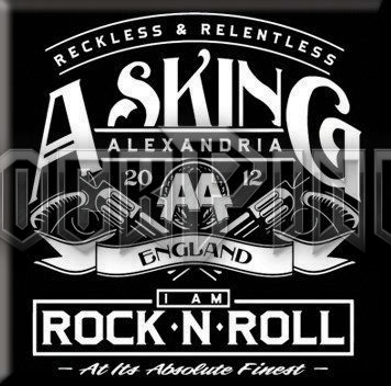 Asking Alexandria: Rock n' Roll - hűtőmágnes - ASKMAG01