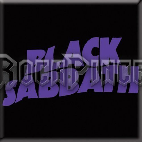 Black Sabbath: Wavy Logo - hűtőmágnes - BSMAG01