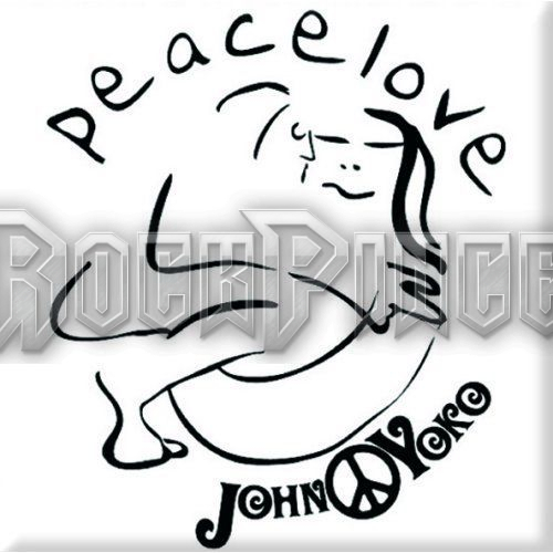 John Lennon: Cuddle - hűtőmágnes - JLMAG19