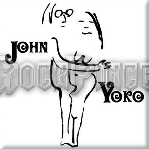 John Lennon: John & Yoko - hűtőmágnes - JLMAG20