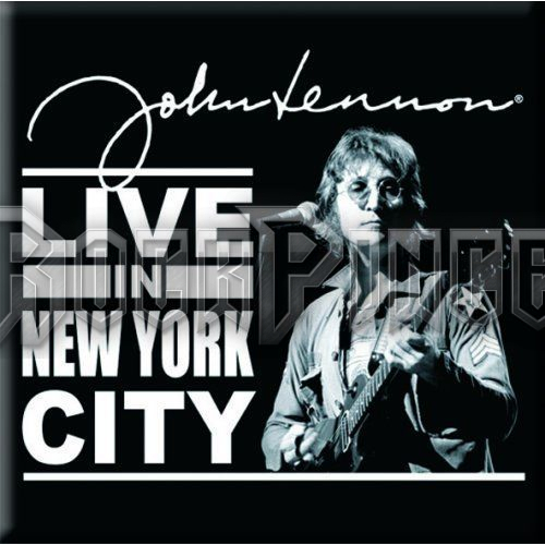 John Lennon: Live in New York City - hűtőmágnes - JLMAG04