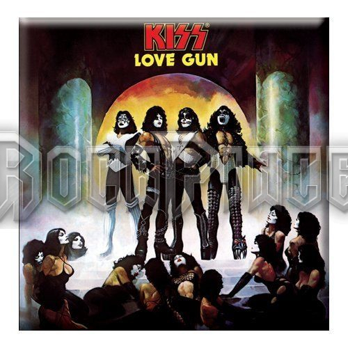 KISS: Love Gun Album - hűtőmágnes - KISSMAG02
