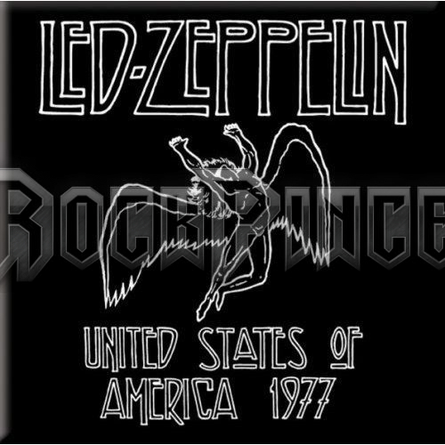 Led Zeppelin - 1977 USA Tour - hűtőmágnes - LZMAG01