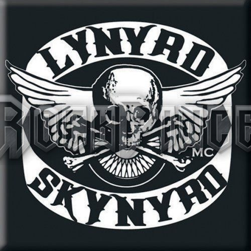 Lynyrd Skynyrd: Biker Patch Logo - hűtőmágnes - LSMAG01
