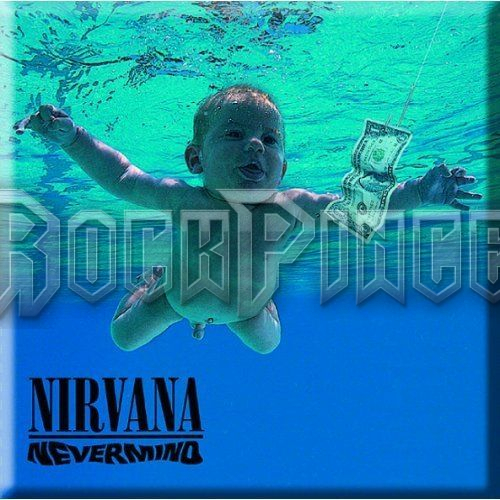 Nirvana: Never Mind - hűtőmágnes - NIRVMAG08
