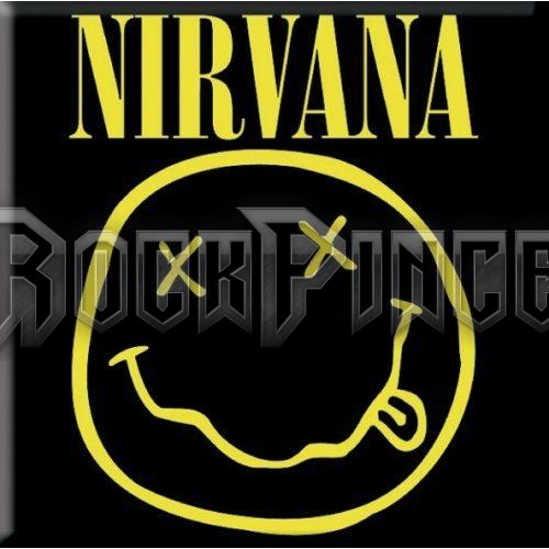 Nirvana: Happy Face - hűtőmágnes - NIRVMAG01