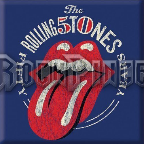 The Rolling Stones: 50th Anniversary Vintage - hűtőmágnes - RSMAG02
