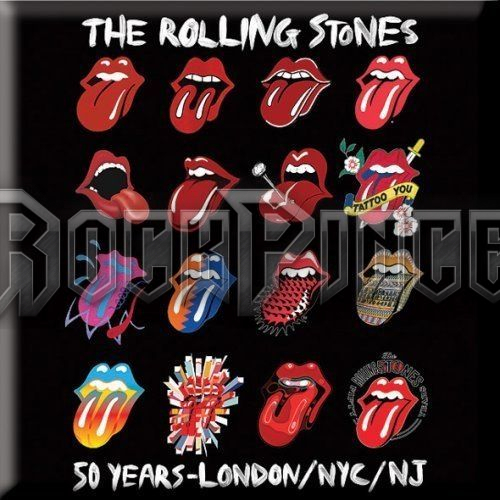 The Rolling Stones: Tongue Evolution - hűtőmágnes - RSMAG04