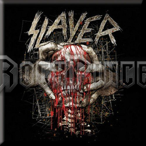 Slayer: Skull Clench - hűtőmágnes - SLAYMAG02