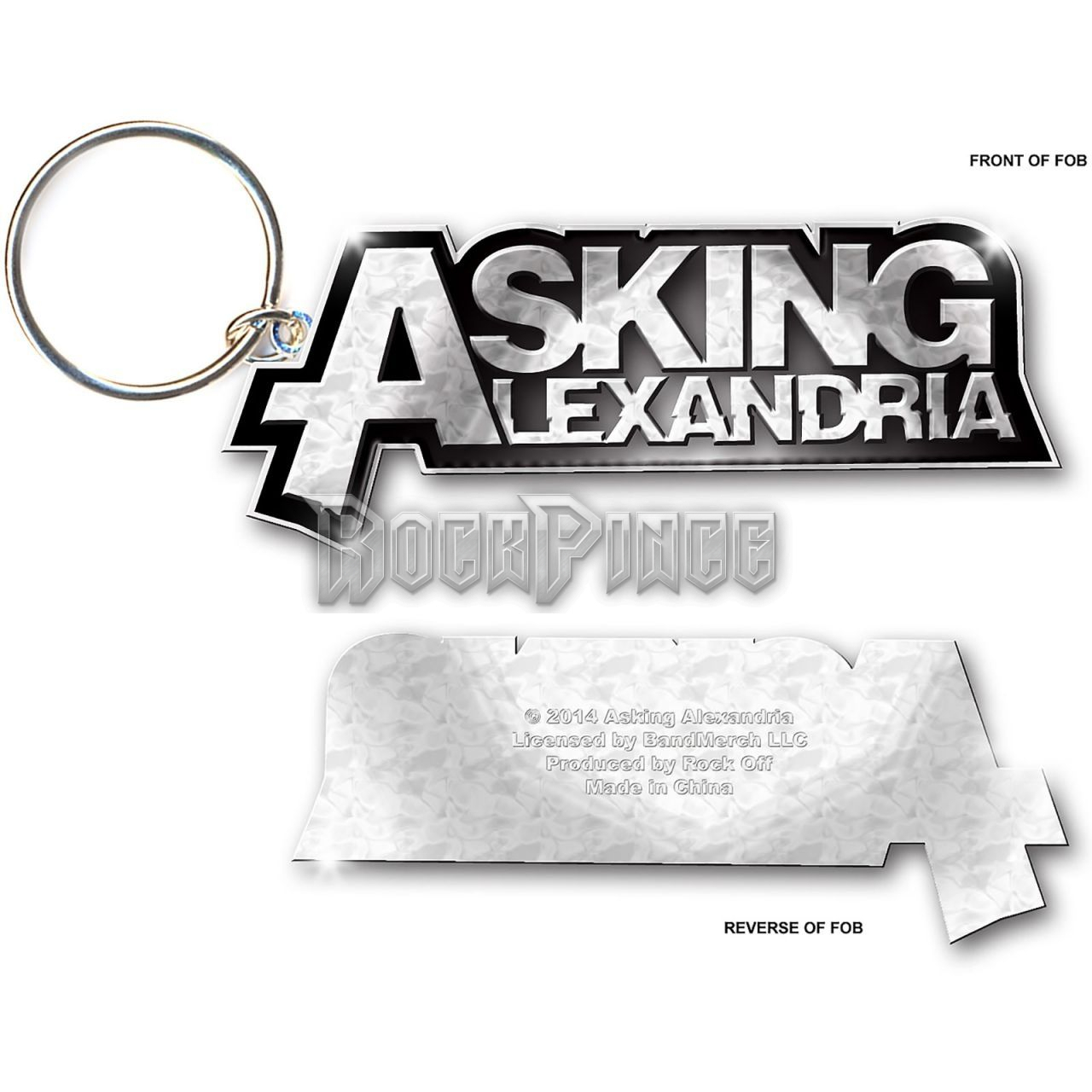 Asking Alexandria - Logo - kulcstartó - ASKKEY01