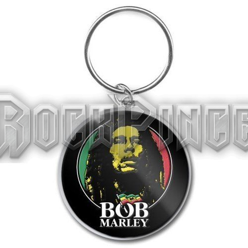 Bob Marley - Logo Face - kulcstartó - BMAKEY01