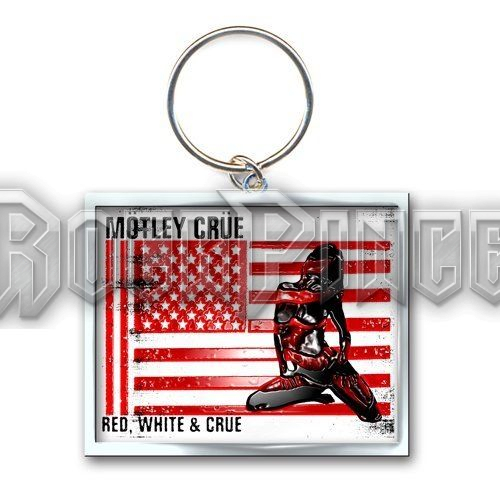 Mötley Crüe - Red, White & Crue - kulcstartó - MOTKEY09