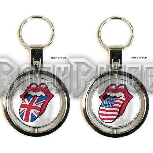 The Rolling Stones - UK & US Tongues - kulcstartó - RSSPINKEY01