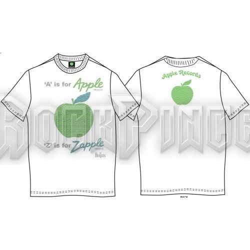 The Beatles - A is for Apple - unisex póló - BEATTEE02MW