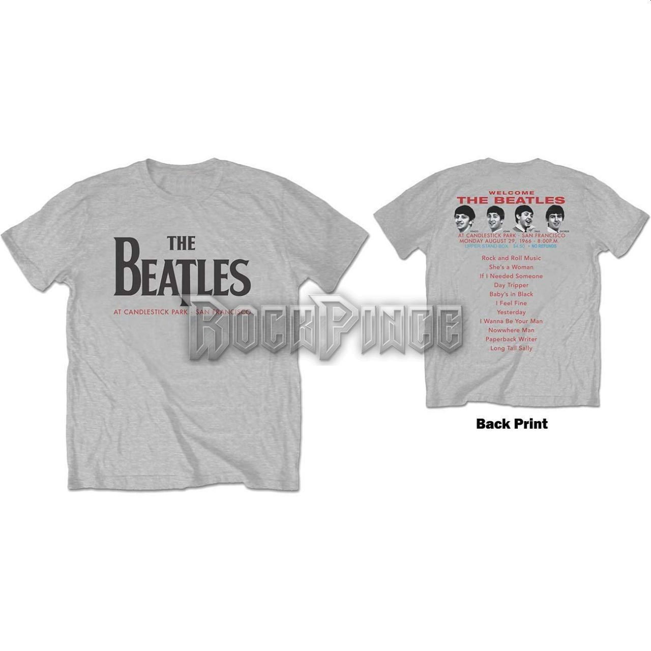 The Beatles - Candlestick Park - unisex póló - BEATTEE375MG