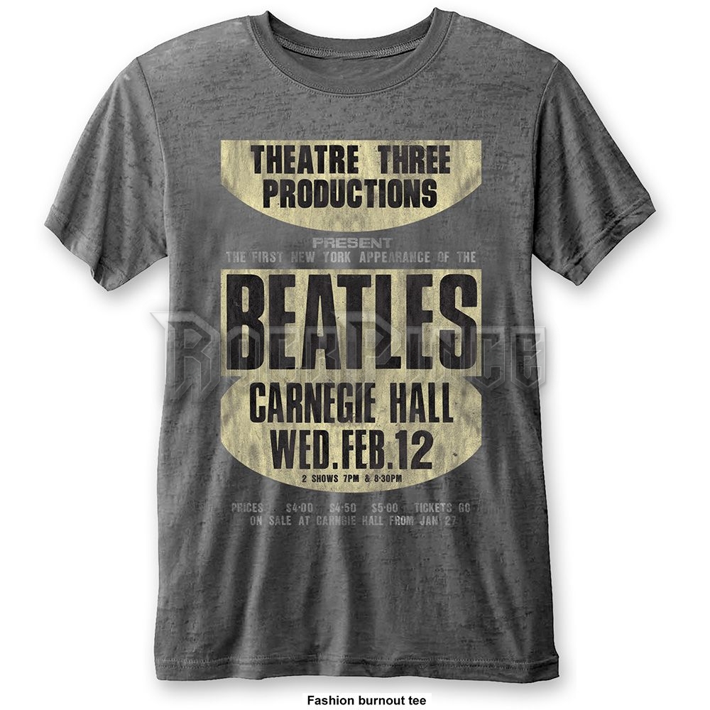 The Beatles - Carnegie Hall - unisex póló - BEATBO01MC