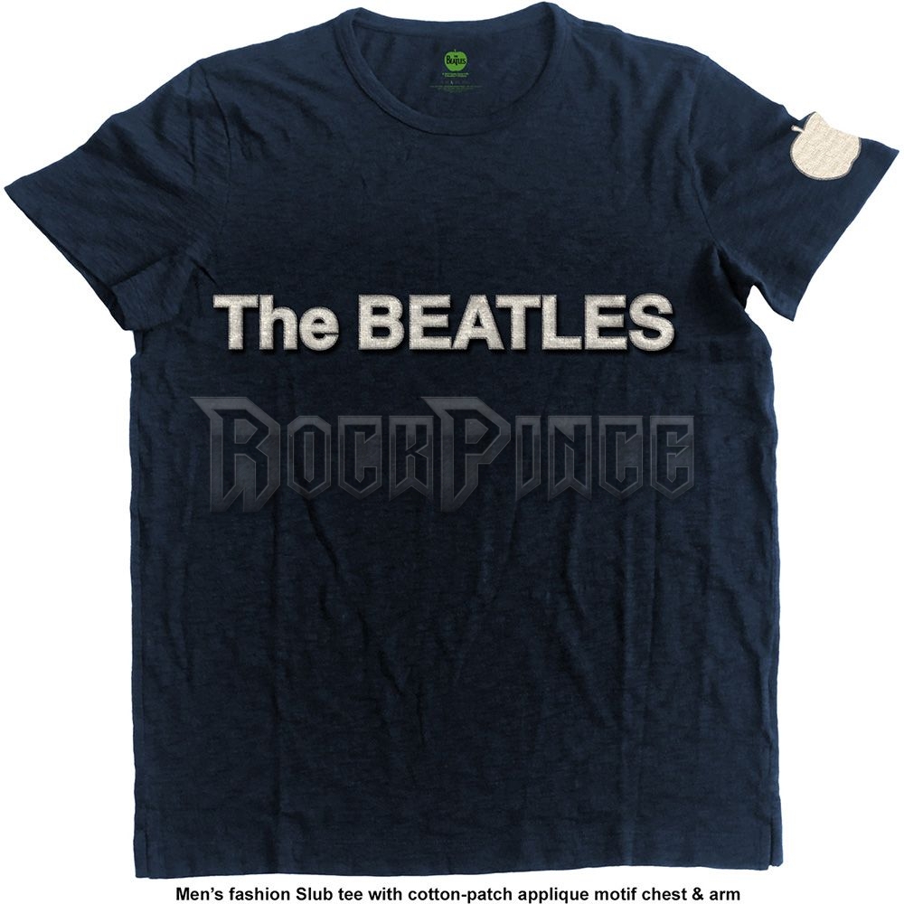 The Beatles - Logo & Apple - unisex póló - BEATAPSLUB01MN