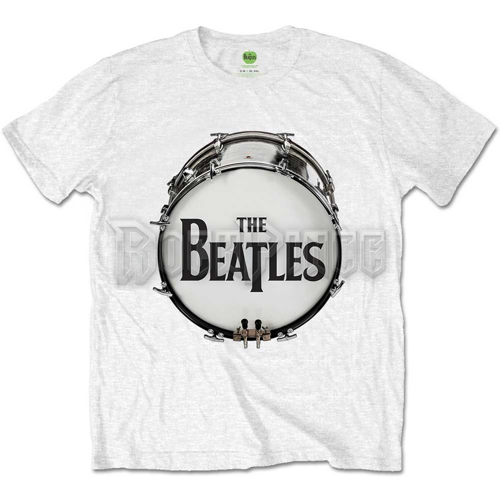 The Beatles - Original Drum Skin - unisex póló - BEATTEE268MW