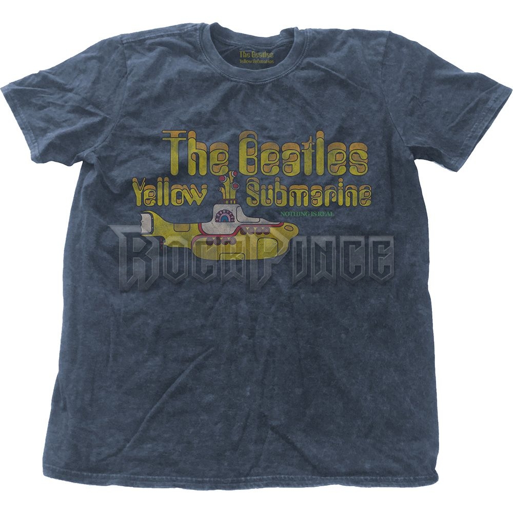 The Beatles - Yellow Submarine Nothing Is Real - unisex póló - YSSWASH01MD