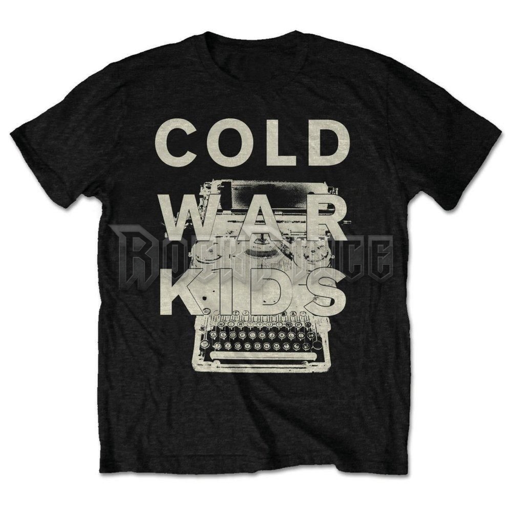 Cold War Kids - Typewriter - unisex póló - CWKTSP01MB