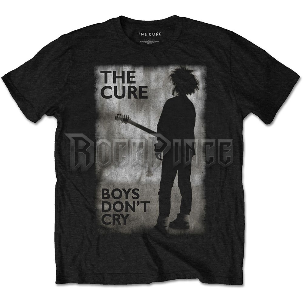 The Cure - Boys Don't Cry Black & White - unisex póló - CURETS04MB / MTRAF10480106