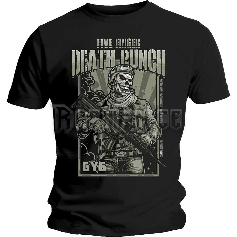 Five Finger Death Punch - War Soldier - unisex póló - FFDPTS29MB