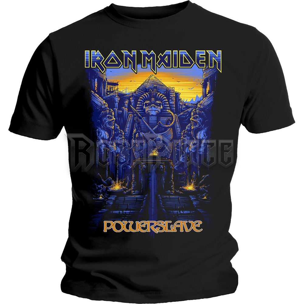 Iron Maiden - Dark Ink Powerslaves - unisex póló - IMTEE60MB
