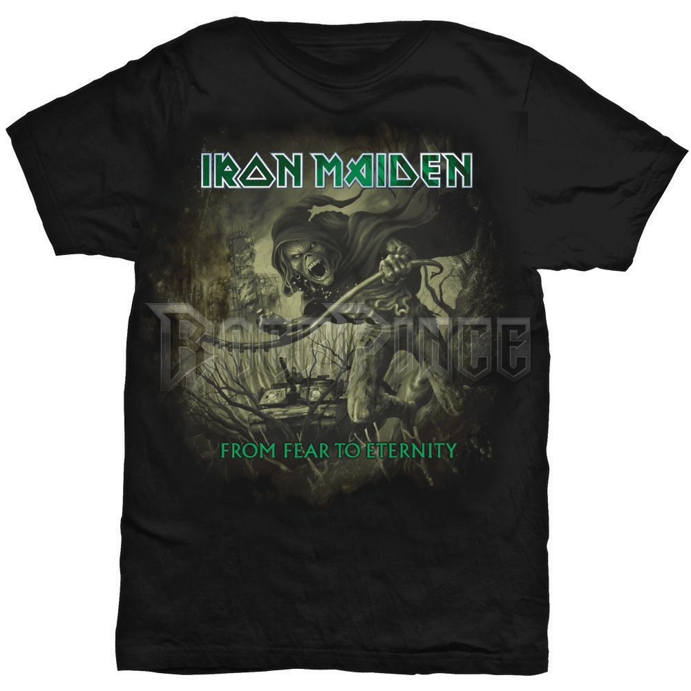 Iron Maiden - From Fear To Eternity Distressed - unisex póló - IMTEEX02MB