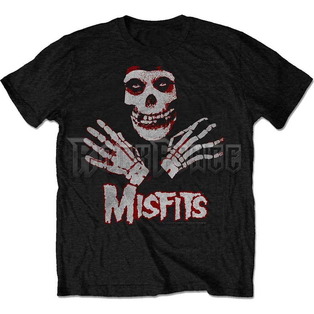 Misfits - Hands - unisex póló - MISTS07MB / MISTSP07MB