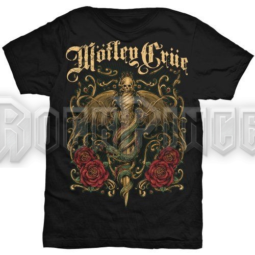 Mötley Crüe - Exquisite Dagger - unisex póló - MOTTEE09MB