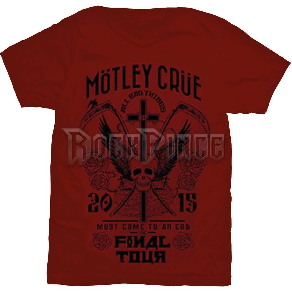 Mötley Crüe - Final Tour - unisex póló - MOTTEE15MR