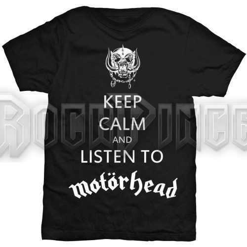 Motörhead - Keep Calm - unisex póló - MHEADTEE23MB