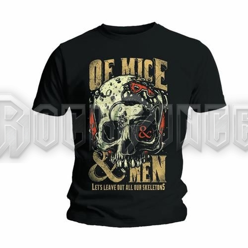 Of Mice & Men - Leave Out All Our Skeletons - unisex póló - OMMTS05MB