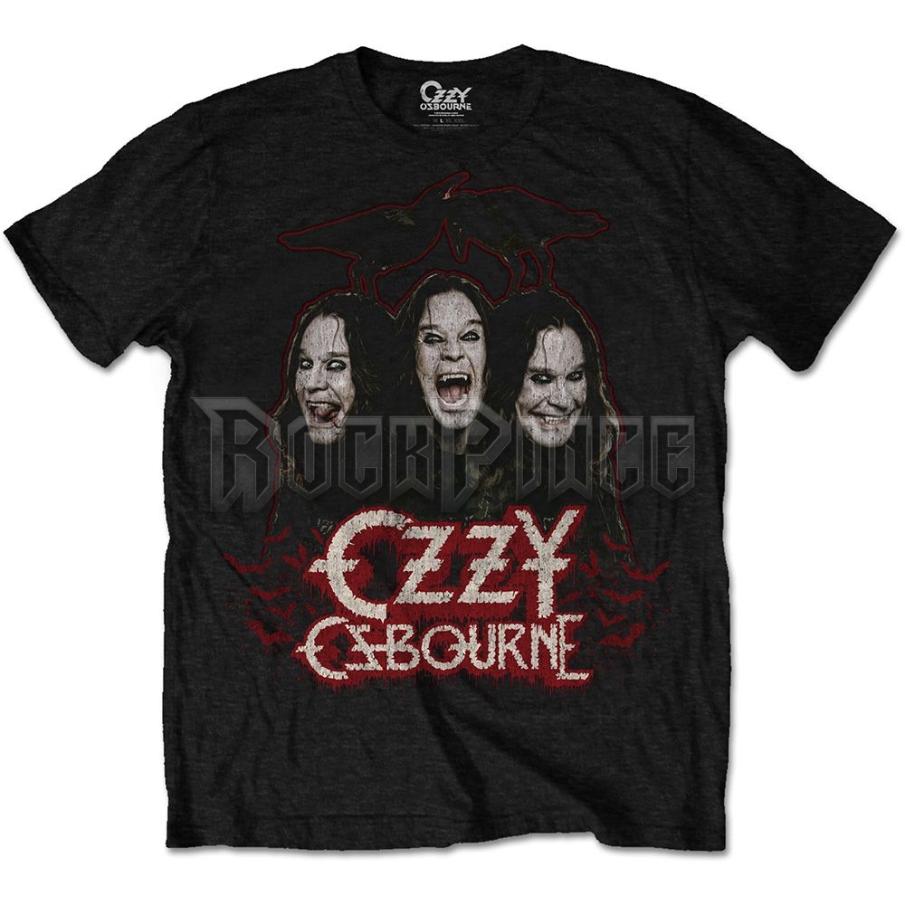 Ozzy Osbourne - Crows & Bars - unisex póló - OZZTSG10MB
