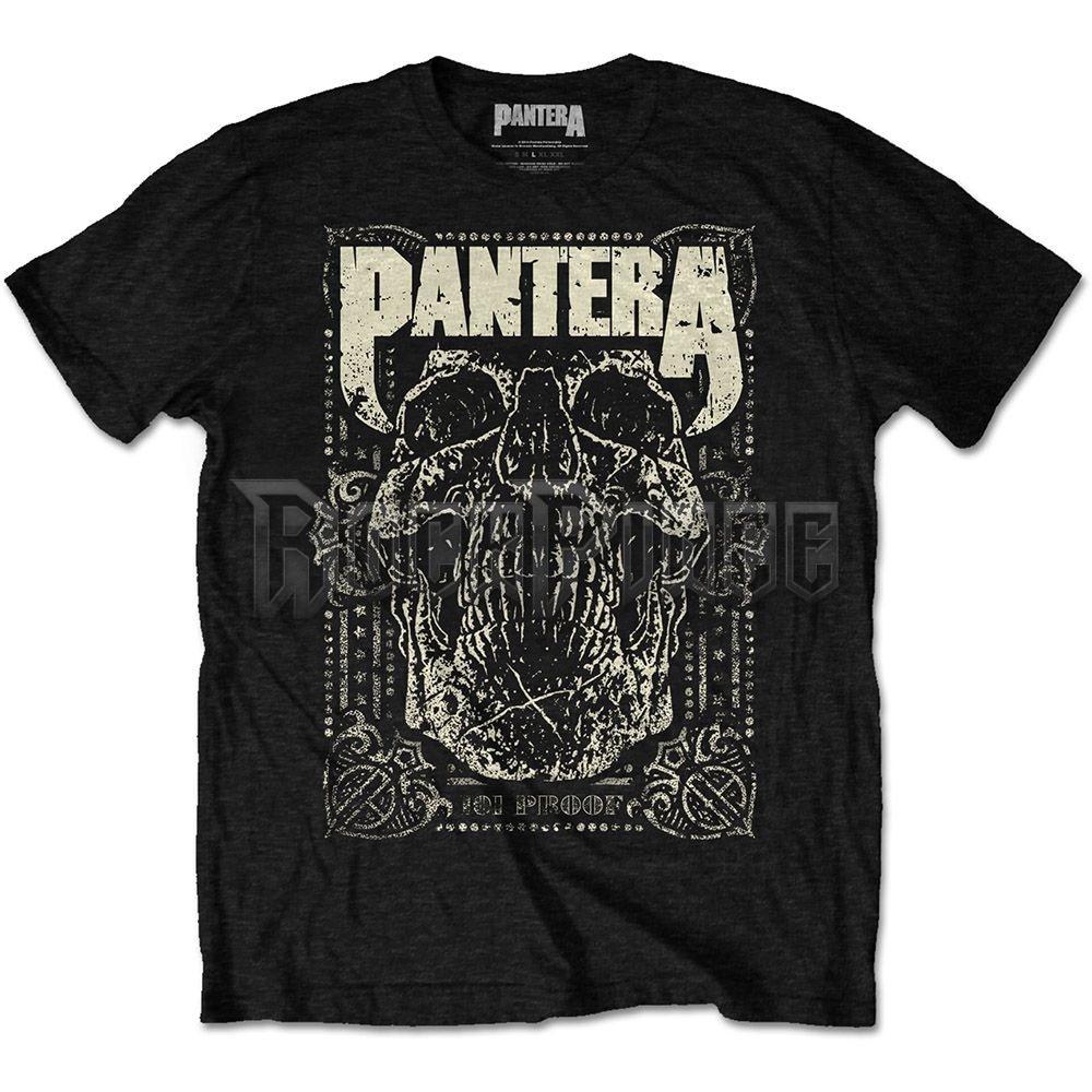 Pantera - 101 Proof Skull - unisex póló - PANTS07MB