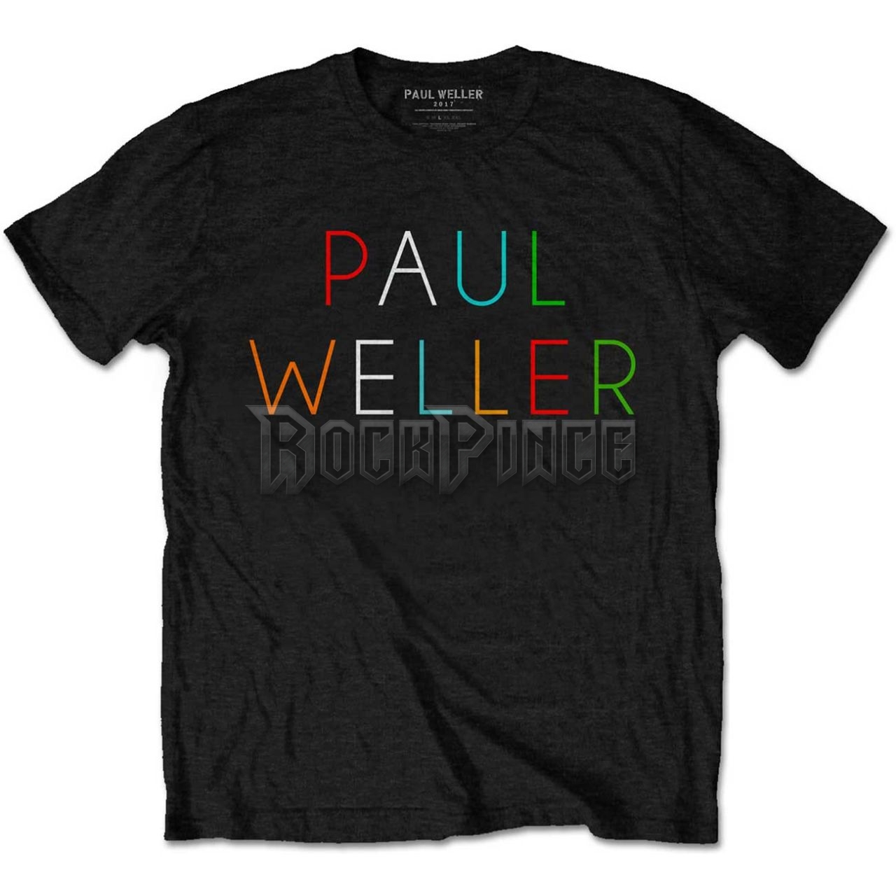 Paul Weller - Multicolour Logo - unisex póló - WELLTS02MB