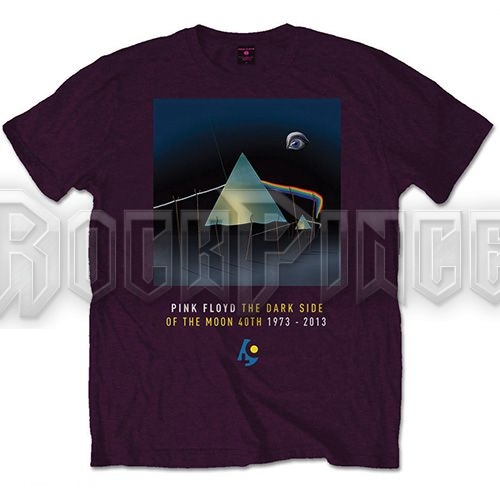 Pink Floyd - Dark Side of The Moon 40th Dail Sleep - unisex póló - PFTEE73MA