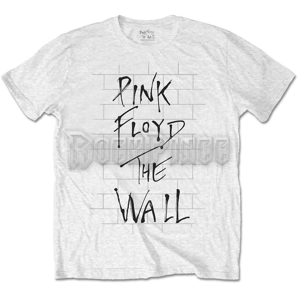 Pink Floyd - The Wall & Logo - unisex póló - WALLTS03MW