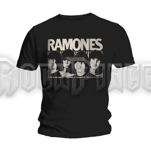 Ramones - Odeon Poster - unisex póló - RATS11MB